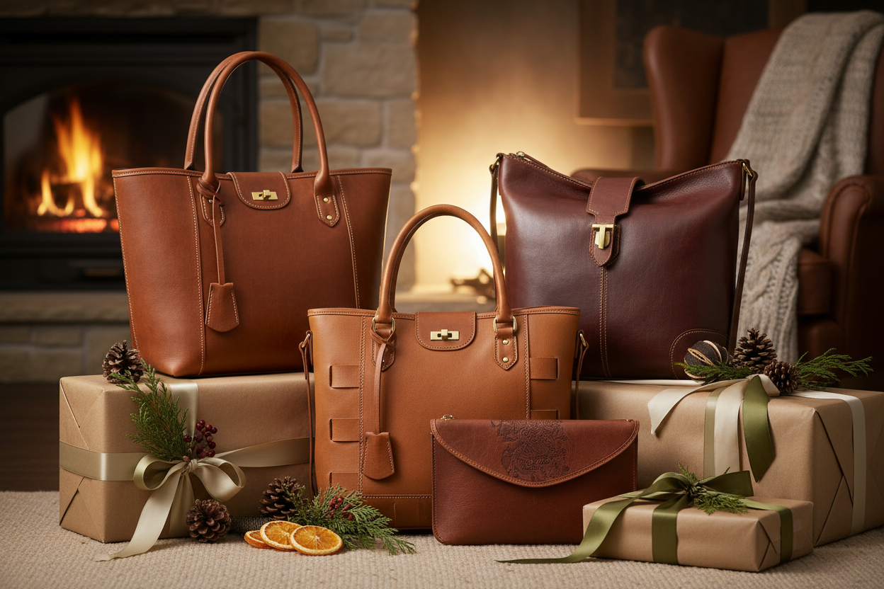 custom leather bags  corporate gifting  employee recognition gifts  personalized leather bags  business gifts  custom monogramming