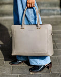 Lura - Premium Leather Tote Laptop Bag