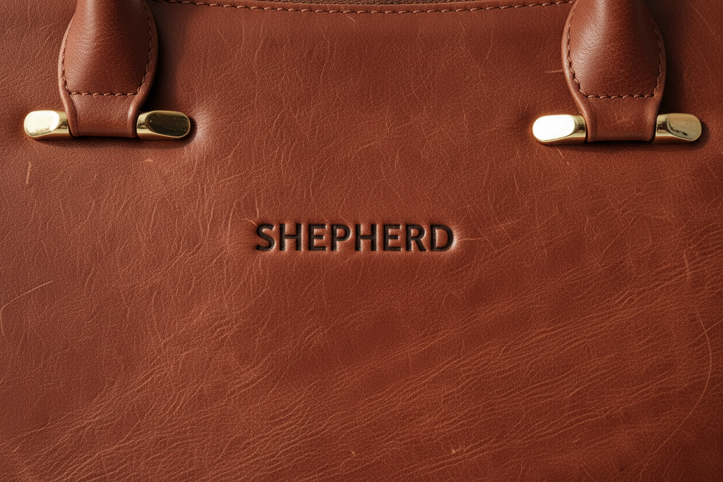 Brown - Logo Texture Closeup Straight On