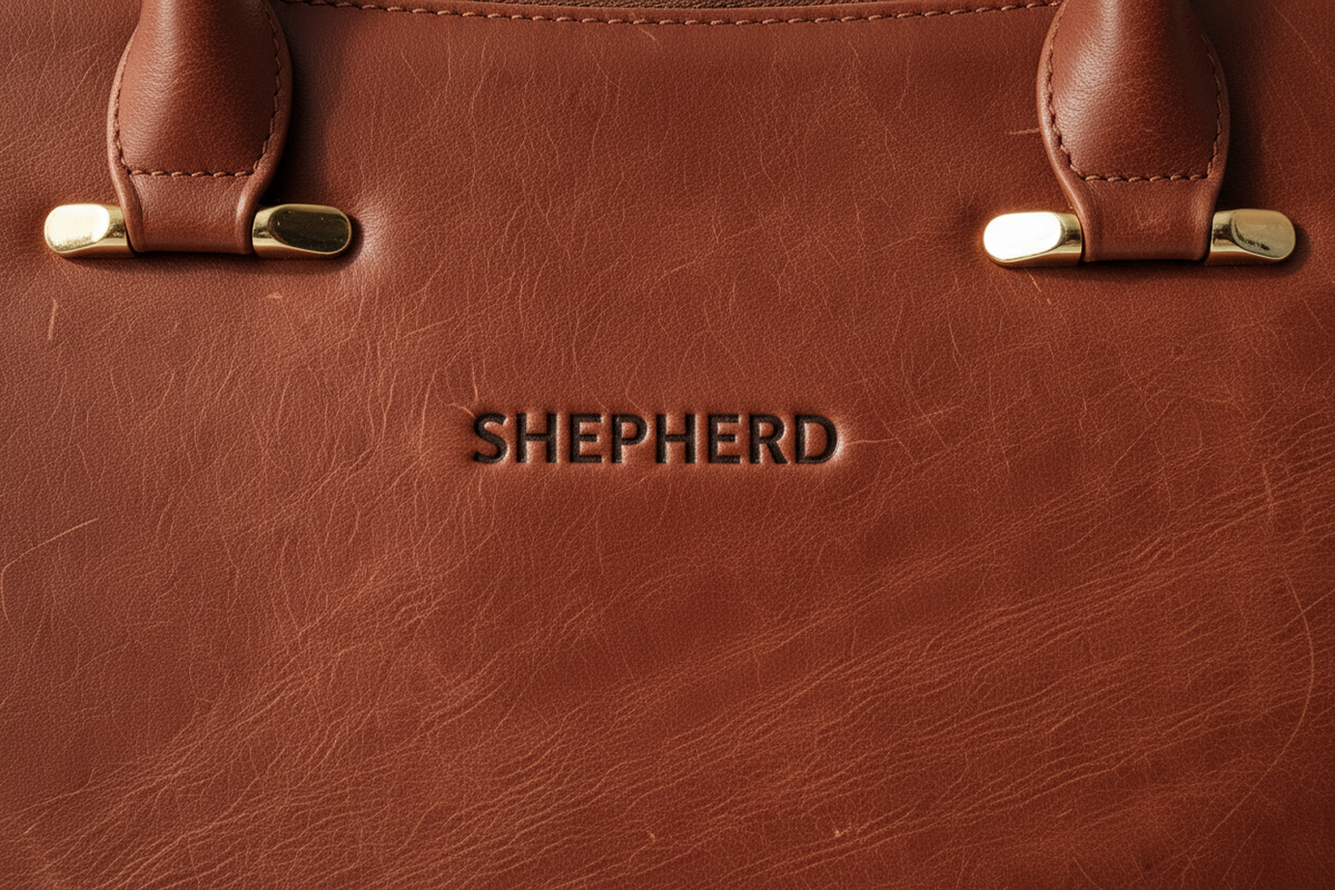 Brown - Logo Texture Closeup Straight On