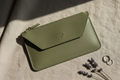 Sage Envelope Clutch